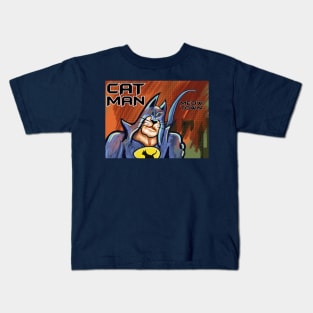 Catman Meow Town Kids T-Shirt